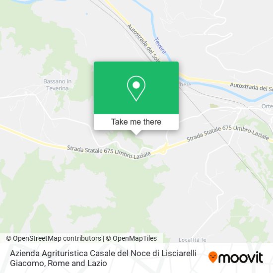 Azienda Agrituristica Casale del Noce di Lisciarelli Giacomo map