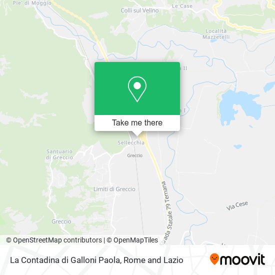 La Contadina di Galloni Paola map