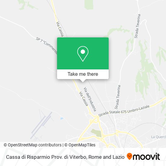 Cassa di Risparmio Prov. di Viterbo map