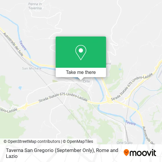 Taverna San Gregorio (September Only) map