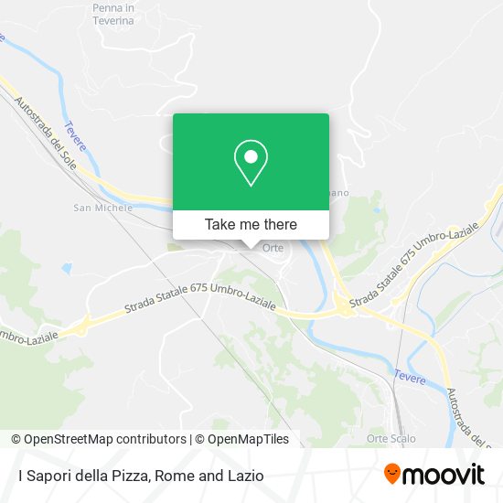 I Sapori della Pizza map