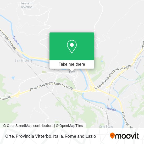 Orte, Provincia Vitterbo, Italia map