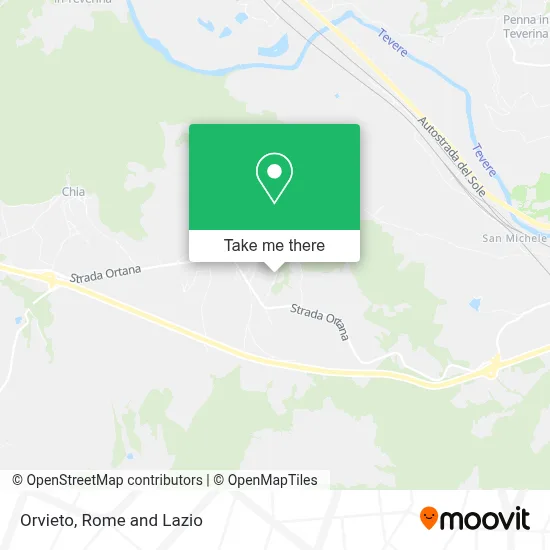 Orvieto map