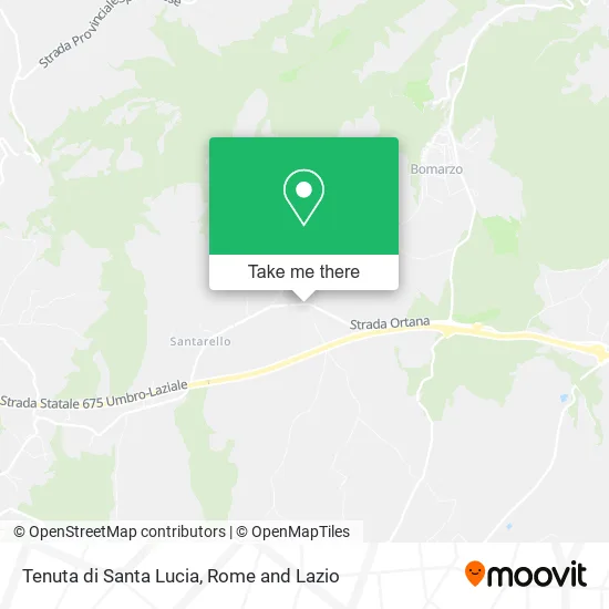 Santa Lucia Estate map