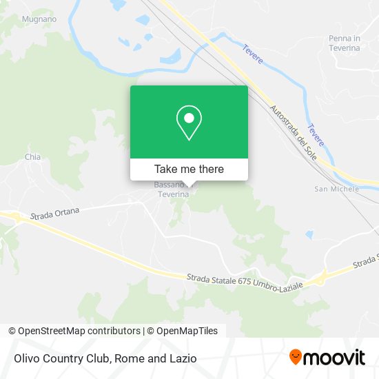 Olivo Country Club map