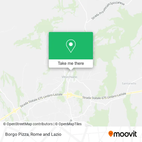 Borgo Pizza map