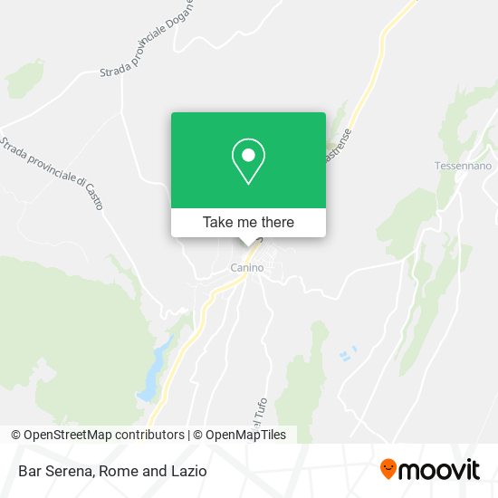 Bar Serena map