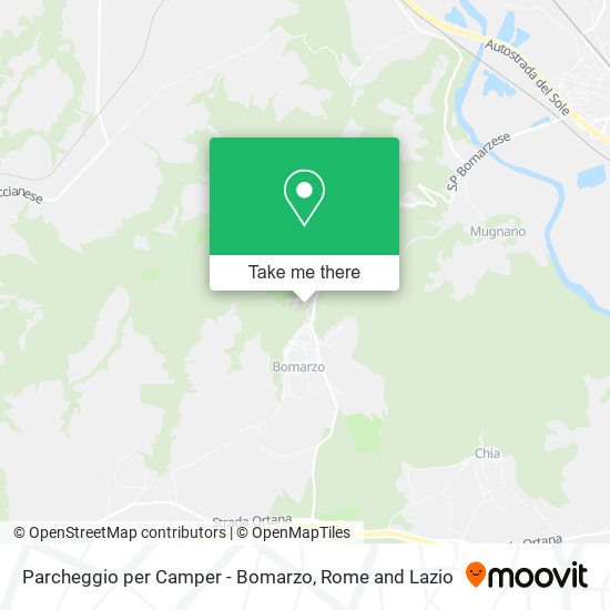Parcheggio per Camper - Bomarzo map