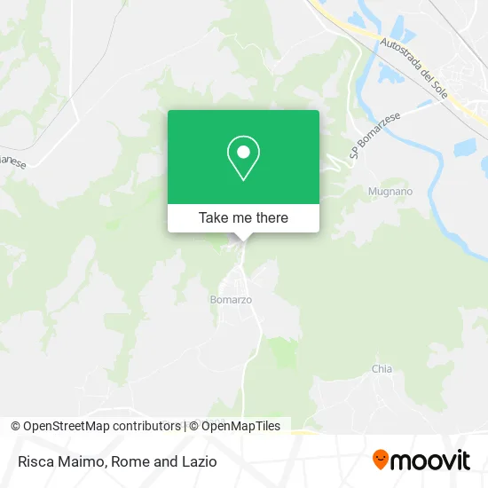 Risca Maimo map
