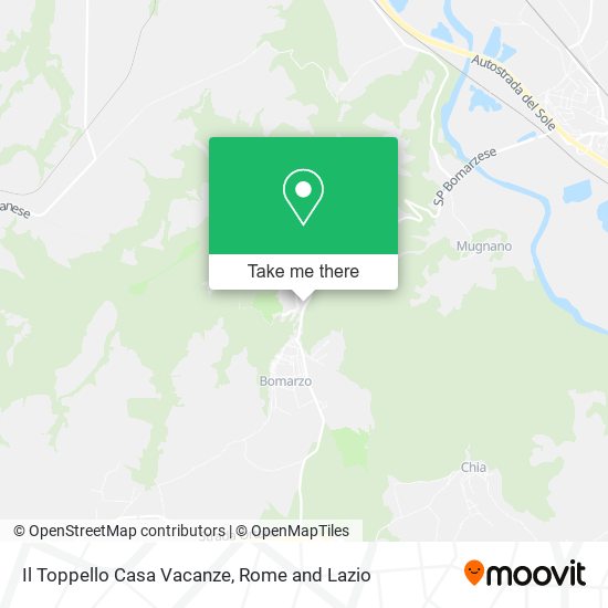 Il Toppello Casa Vacanze map