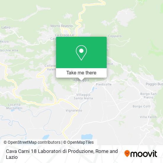 Cava Carni 18 Laboratori di Produzione map