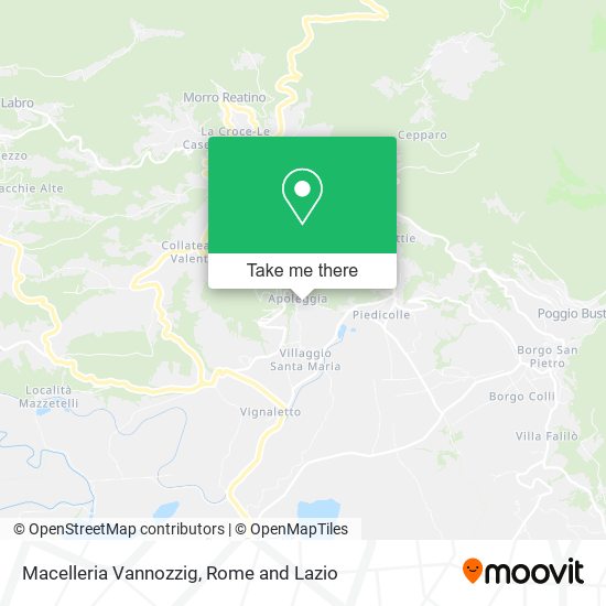 Macelleria Vannozzig map