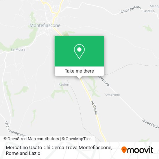 Mercatino Usato Chi Cerca Trova Montefiascone map