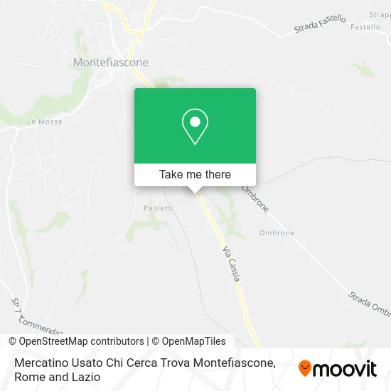 Used Market Who Seeks Finds Montefiascone map