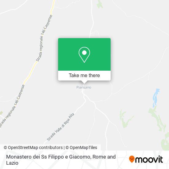 Monastero dei Ss Filippo e Giacomo map