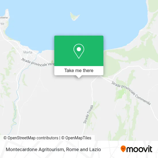 Montecardone Agritourism map