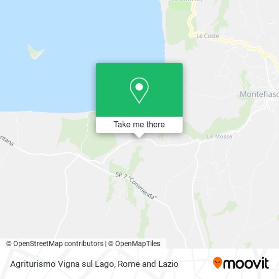 Agriturismo Vigna sul Lago map