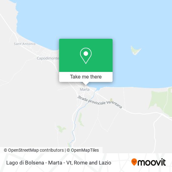 Lago di Bolsena - Marta - Vt map