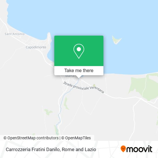 Carrozzeria Fratini Danilo map