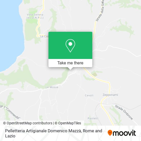 Pelletteria Artigianale Domenico Mazzà map
