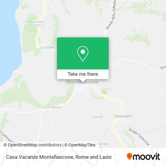 Casa Vacanze Montefiascone map