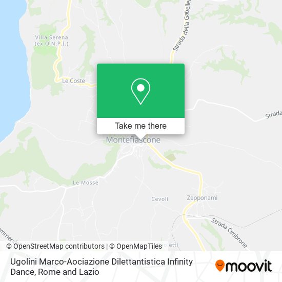 Ugolini Marco-Aociazione Dilettantistica Infinity Dance map