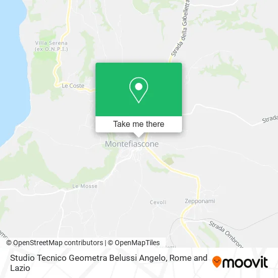 Technical Studio Surveyor Angelo Belussi map