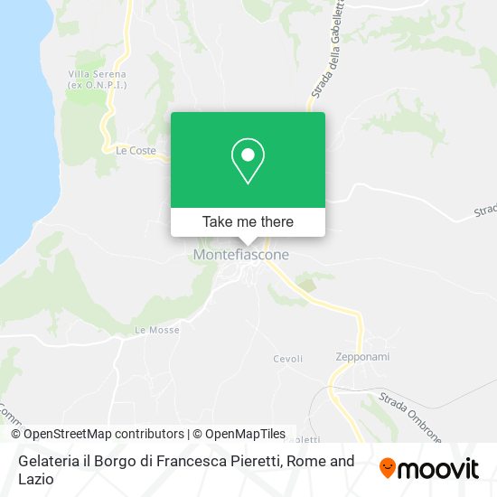 Gelateria il Borgo di Francesca Pieretti map