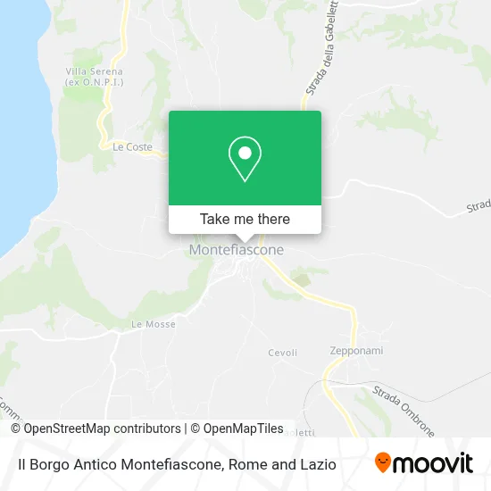 Il Borgo Antico Montefiascone map