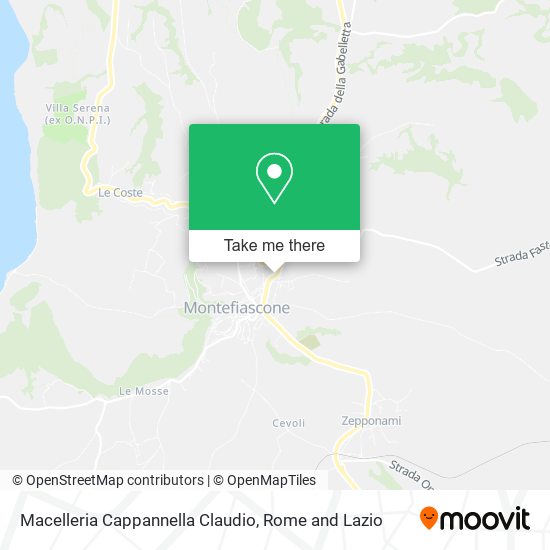 Macelleria Cappannella Claudio map