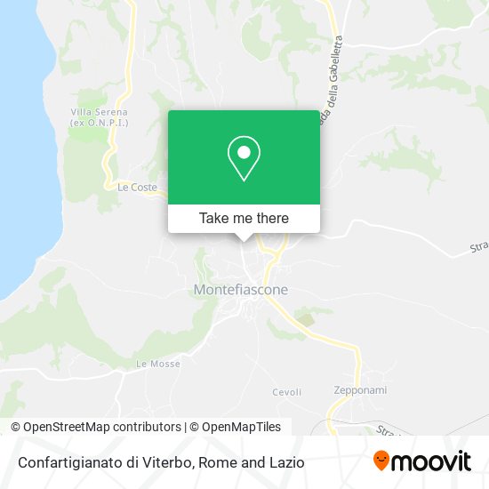 Confartigianato di Viterbo map