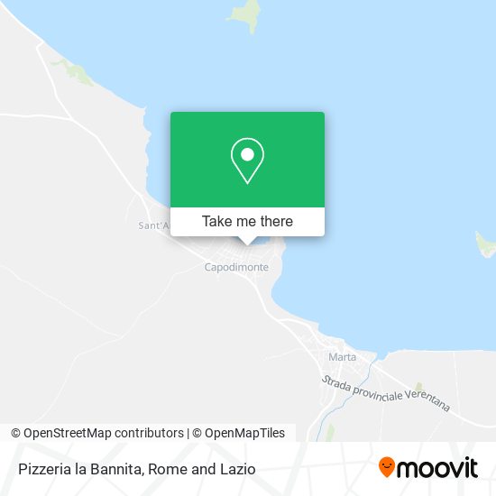 Pizzeria la Bannita map