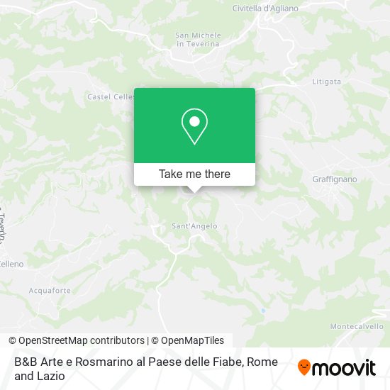 B&B Arte e Rosmarino al Paese delle Fiabe map