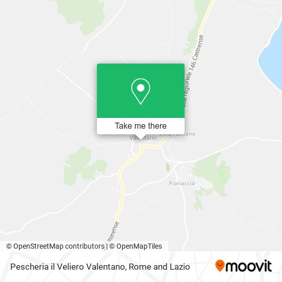 Pescheria il Veliero Valentano map