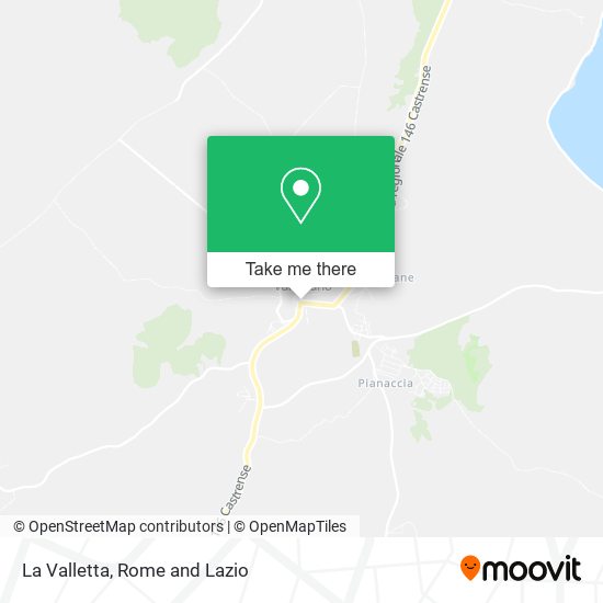 La Valletta map