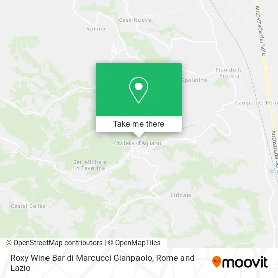 Roxy Wine Bar by Marcucci Gianpaolo map