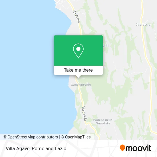 Villa Agave map