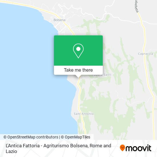 L'Antica Fattoria - Agriturismo Bolsena map