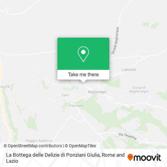 La Bottega delle Delizie di Ponziani Giulia map
