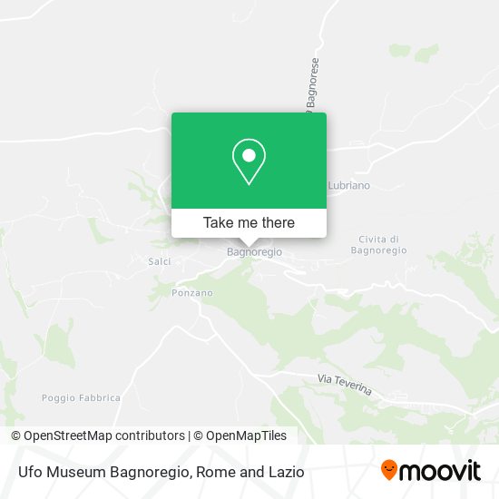 Ufo Museum Bagnoregio map