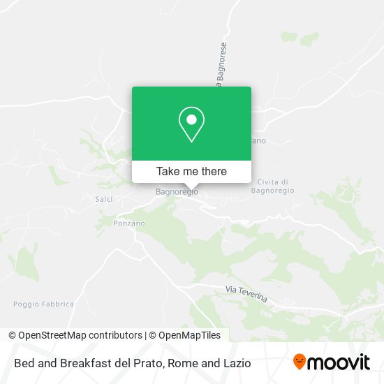 Bed and Breakfast del Prato map