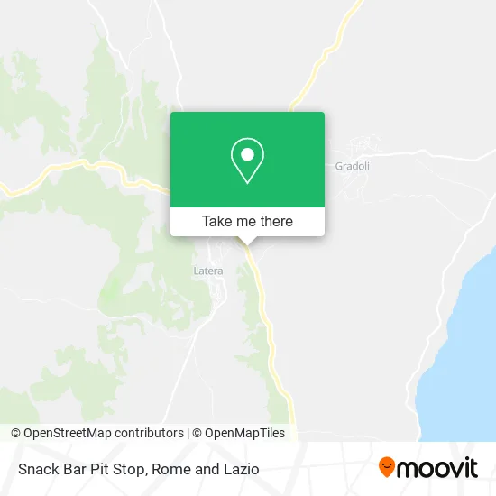 Snack Bar Pit Stop map