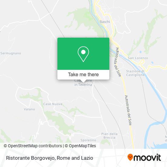 Ristorante Borgovejo map