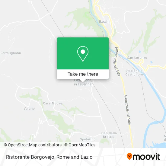Borgovejo Restaurant map