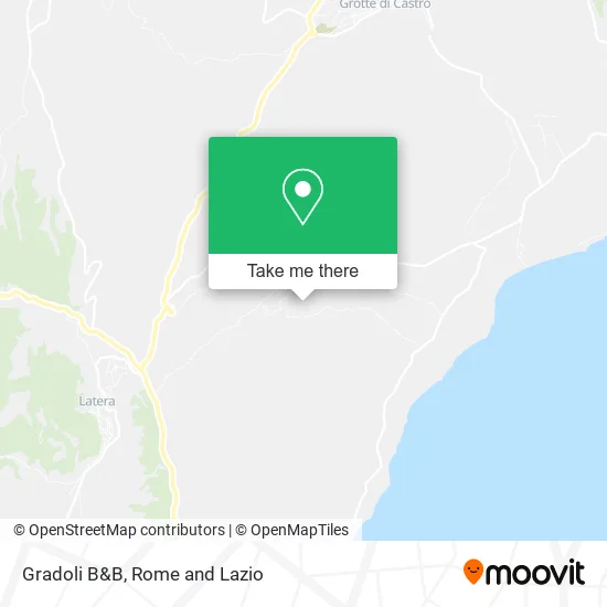 Gradoli Bed and Breakfast map