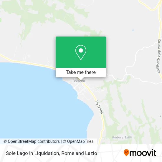 Sole Lago in Liquidation map