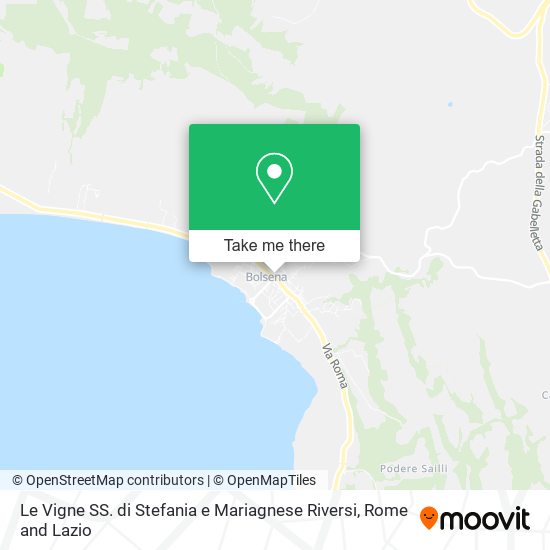 Le Vigne SS. di Stefania e Mariagnese Riversi map