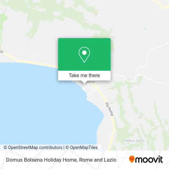 Domus Bolsena Holiday Home map
