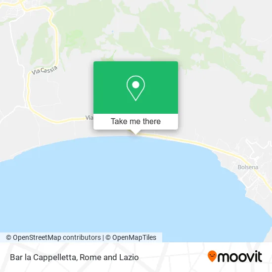 La Cappelletta Bar map