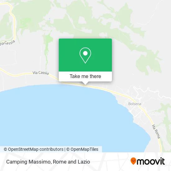 Camping Massimo map